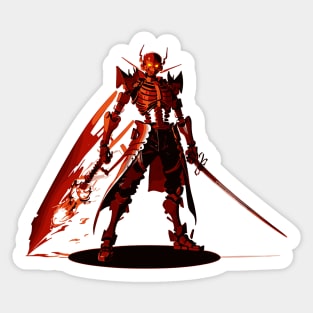 Blood Skeleton General Sticker